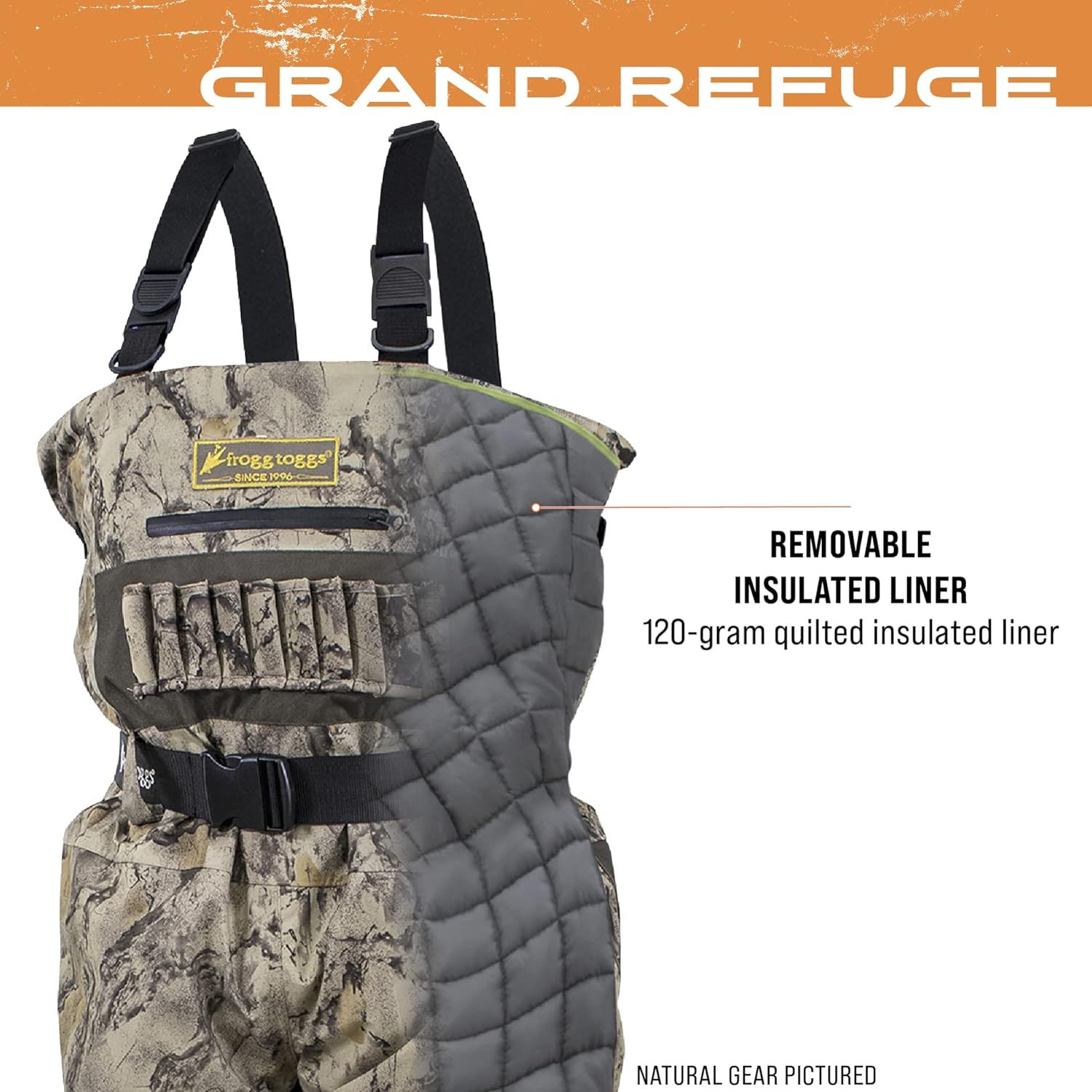 FROGG TOGGS Men's Grand Refuge 3.0 Bootfoot Hunting Wader with removable Insulation Liner - Image 3